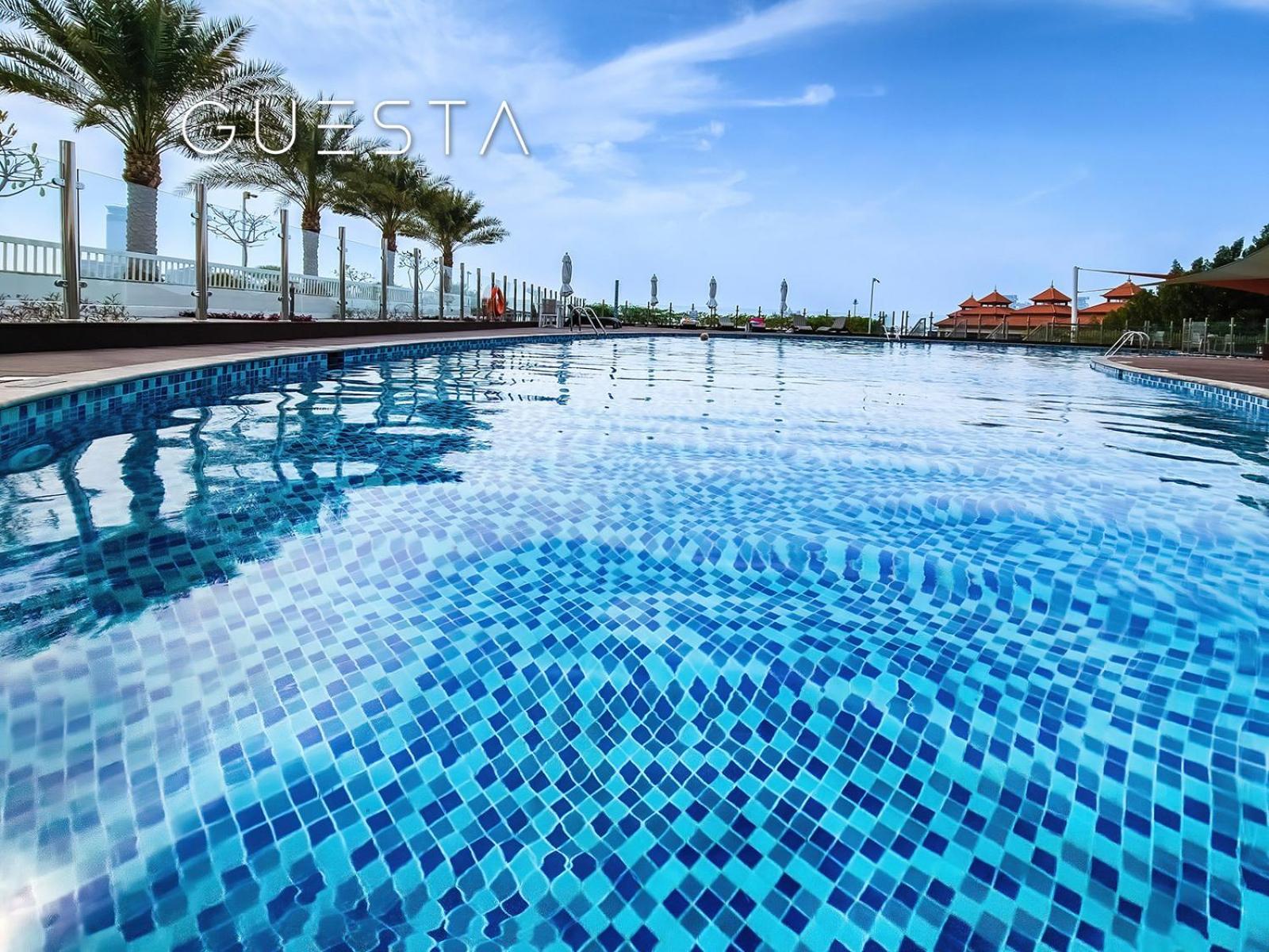 Azizi Mina The Palm, Free Beach And Pool Access Dubai Eksteriør billede
